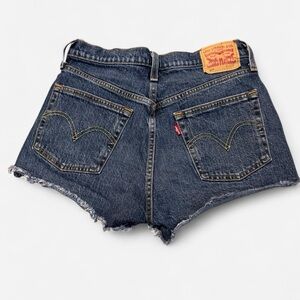 Levi's Women's Dark Blue Jean Shorts